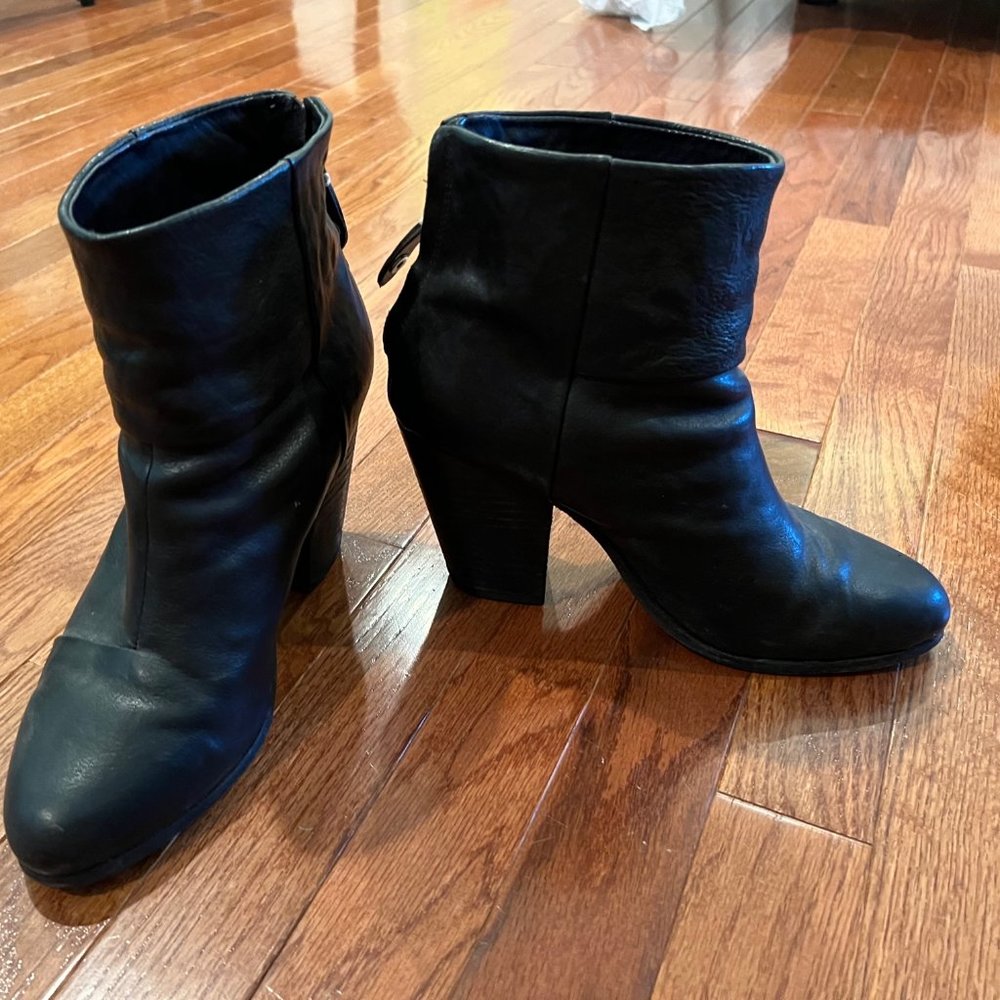 Rag & Bone Classic Newbury Leather Boots - Size EU 40